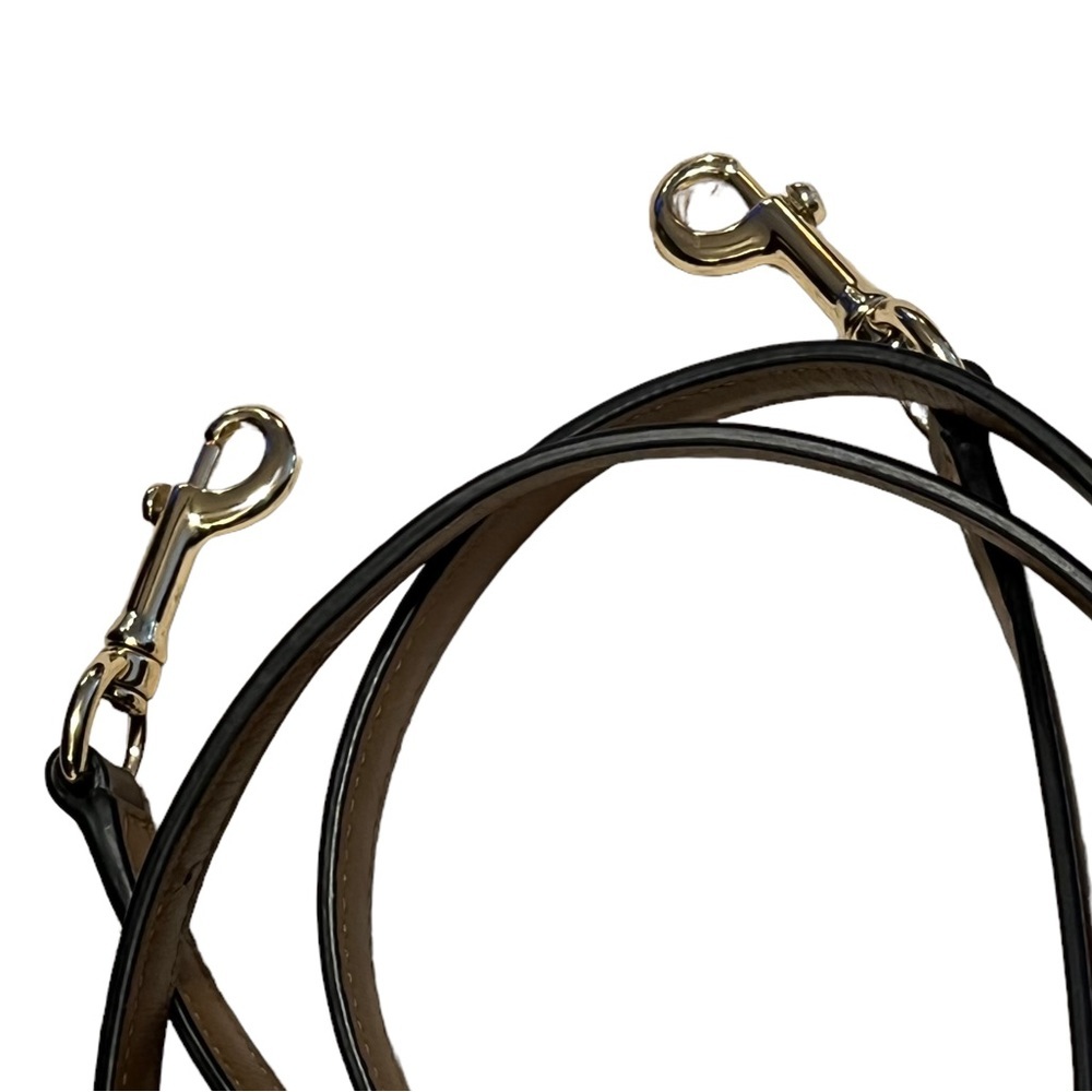 👜♥️ COACH Sierra Leather Satchel Handbag Black/Burgundy/Gold Tone Like New ❤️👜 - Picture 4 of 16